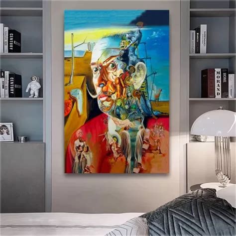 Quadro Decorativo Salvador Dali Fans De Dali Surrealismo Parcelamento