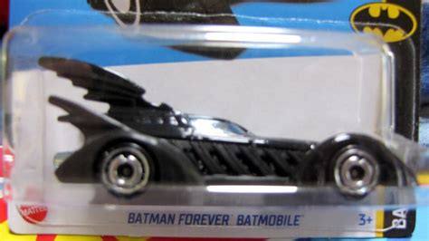 Hot Wheels Mainline Case E Batman Forever Batmobile Batman