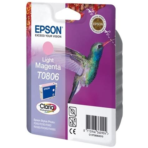 Epson Magenta Ink Cart T0803 Genuine