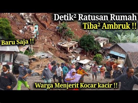 Bencana Hari Ini Detik Longsor Mengakibatkan Ruas Jalan Tidak Bisa