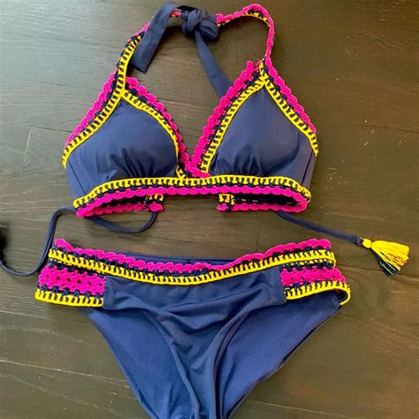 Becca Crochet Bikini Set Gem