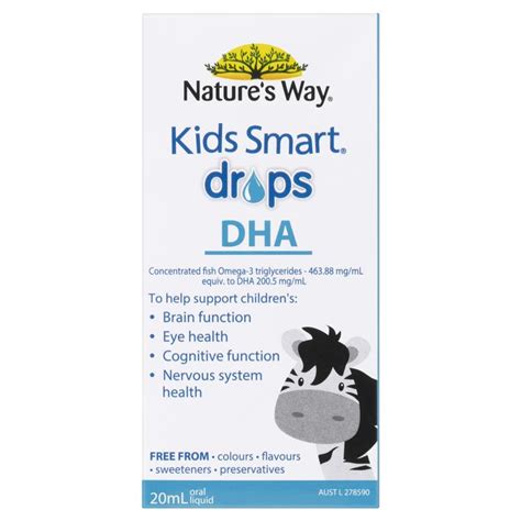 Buy Natures Way Kids Smart Drops Dha 20ml Online At Chemist Warehouse®