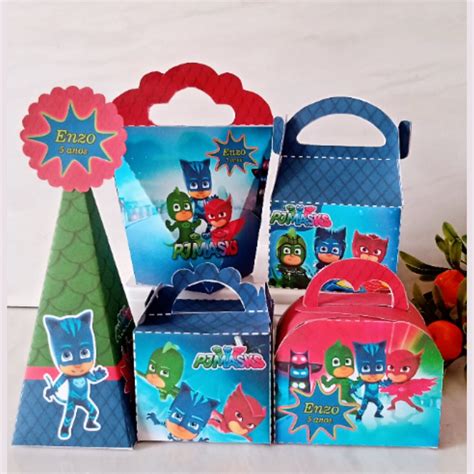 Kit Festa Pj Mask Peque E Monte Lembrancinhas Elo