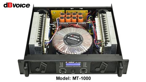 Power Amplifier Low Mid High DBvoice MT1000 2x1500watt 4ohm YouTube