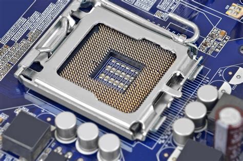 Computer Motherboard Cpu Socket Dof Stock Photos Free Royalty Free