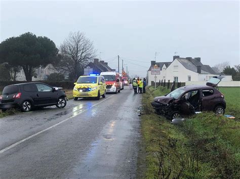 Dans le Morbihan trois personnes gravement blessées dans une collision