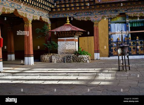 Historical building interior in Bhutan Stock Photo - Alamy