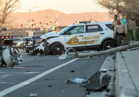 Victorville Police Deputy involved in multi-vehicle crash - VVNG.com - Victor Valley News