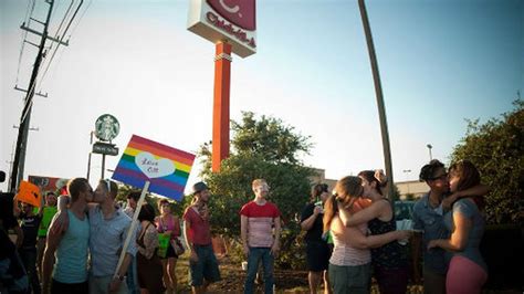 Chick Fil A Same Sex Kiss Day Protests Staged Across USA Eater