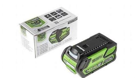 Аккумулятор G-MAX 40V GreenWorks, 4,0 А.ч | Festima.Ru – частные объявления