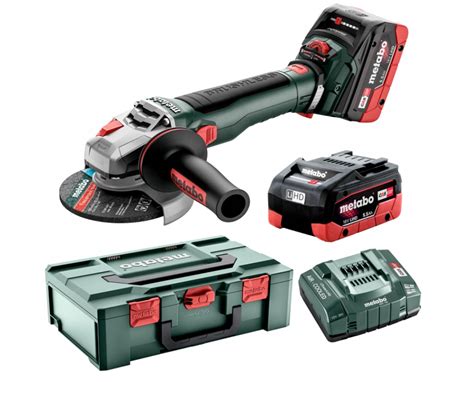 Szlifierka kątowa Metabo WVB 18 LT BL 11 125 QUICK 18V 2X5 5AH LIHD