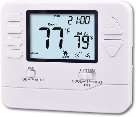 Heagstat 5 1 1 Day Programmable Thermostat For Home Conventional Single