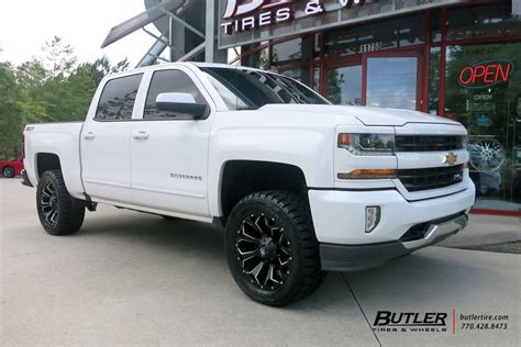 Chevrolet Silverado with 20in Fuel Assault Wheels exclusively from Butler Tires and Wheels in ...