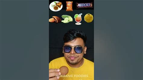 Ladoo Mango Juice Chicken Curry And Rice Food Emoji Eating Challenge