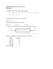 Ams Practice Test Solutions Fall Docx Ams Practice