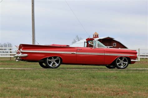 ROMAN RED 1959 Chevrolet Impala Convertible 348ci Tri Power Classic