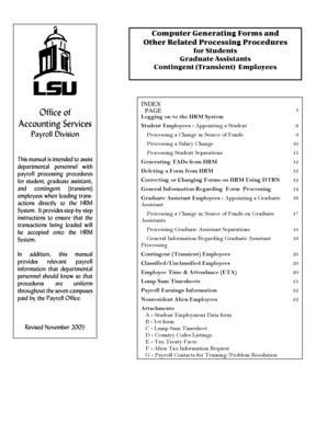 Fillable Online Fas Lsu Computer Generating Forms And Fas Lsu Fax