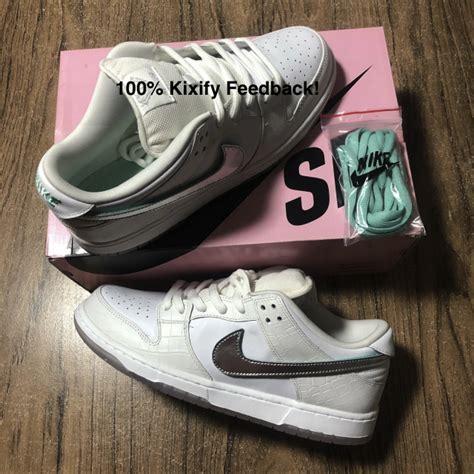 Diamond Supply Co. x Nike SB Dunk Low White | Kixify Marketplace