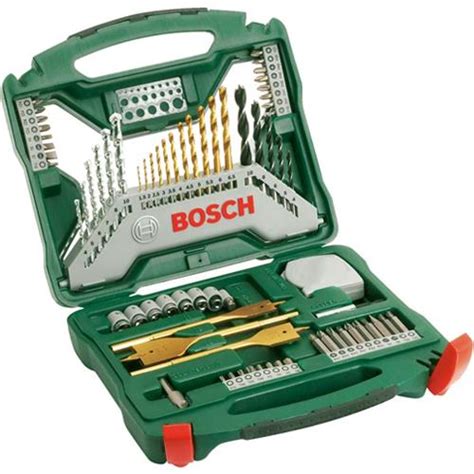 Bosch 2607019329 70 Piece X Line Drill Screwdriver Bit Set In Case