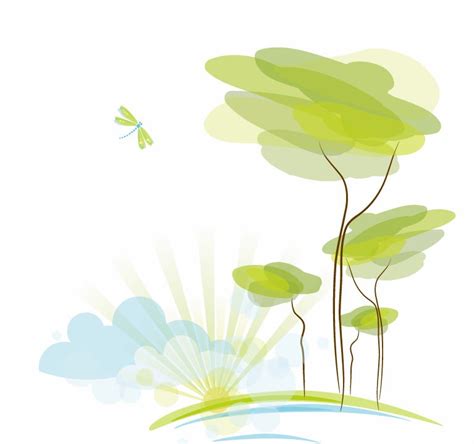 Abstract Nature Background Vector Illustration | Free Vector Graphics ...