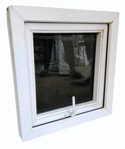 White UPVC Top Hung Glass Window At Rs 400 Sq Ft UPVC Hung Window In