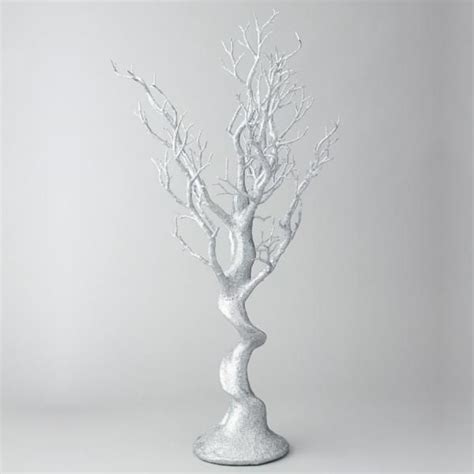 Decostar Manzanita Centerpiece Wishing Tree 29 6 Pieces Silver