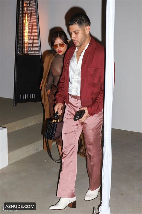 Jenna Ortega Sexy Spotted Flashing Her Hot Bra While Attending A Private Pre Oscars Party In