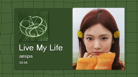 【8d环绕】live My Life Aespa 请佩戴耳机使用~ Syyeri Syyeri 哔哩哔哩视频