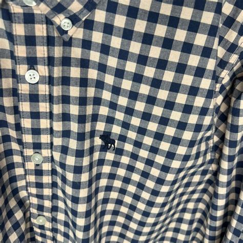 Checked Abercrombie And Fitch Long Sleeved Shirt Depop