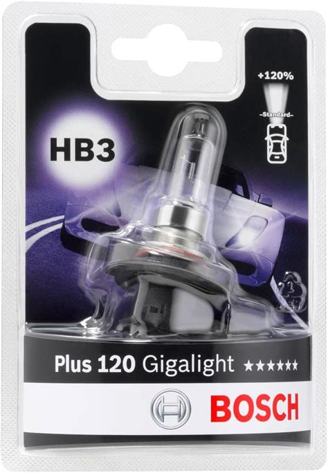 Bosch HB3 9005 Plus 120 Gigalight Headlight Bulb 12 V 60 W P20d 1