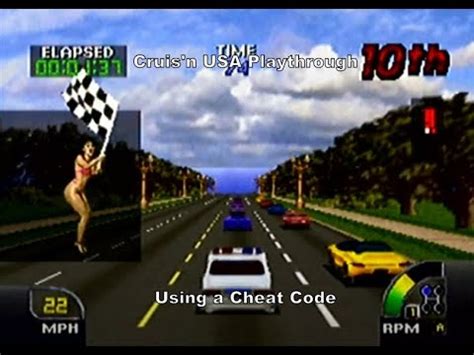 Cruis N USA One Level Playthrough Using A N64 Cheat Code D Nintendo64