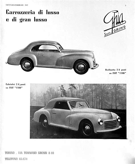 Fiat Cabriolet Ghia Carrozzieri Italiani