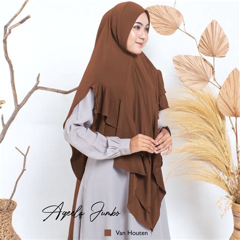 Jual Hijab Khimar Jilbab Instan Kerudung Syari Jumbo Aqeela Shopee