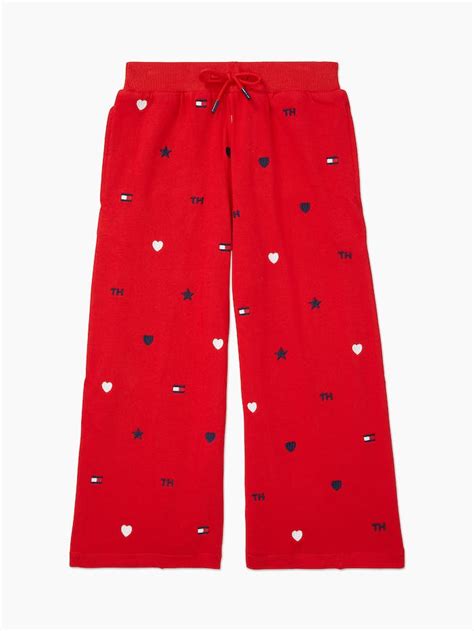 Embroidered Motif Sweatpant Adaptive Joggers Tommy Hilfiger