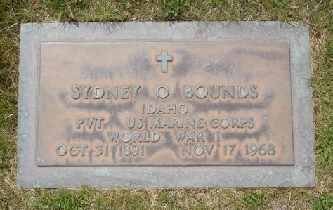 Sydney Oscar Bounds 1891 1968 Find A Grave Memorial