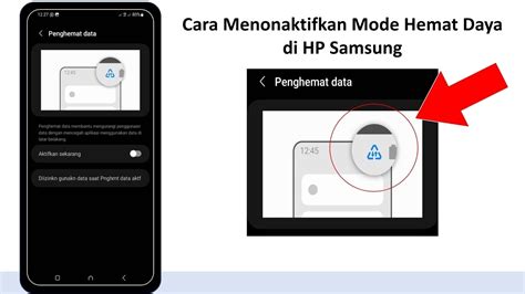 Cara Non Aktifkan Mode Hemat Data Di Hp Samsung Samsung Terbaru Youtube