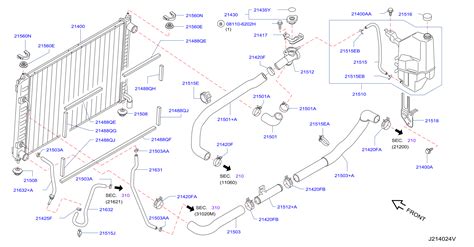 Nissan Murano Radiator Coolant Hose Upper Jp B Genuine