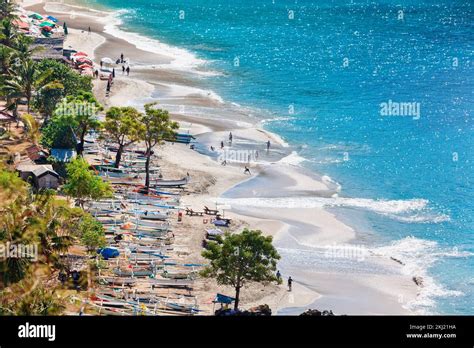 Aerial view of Pantai pasir putih ( White sand beach ) - beautiful ...