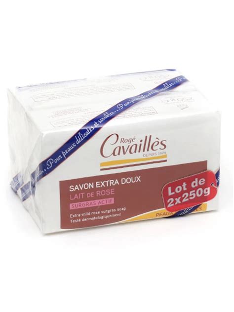 Rog Cavaill S Savon Surgras Extra Doux Lait De Rose Lot De X G