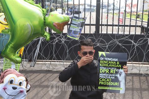 Demo Tolak Pengesahan Rkuhp Foto Tribunnews