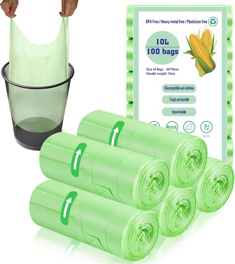 All Green X L Compostable Caddy Liners Litre Degradable