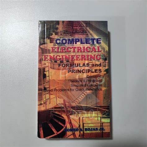 Complete Electrical Engineering Formulas And Principlesromeo Rojas Jr