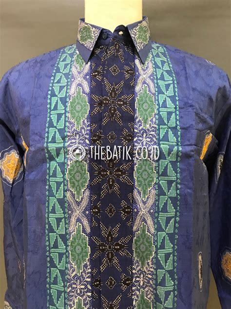 Jual Ready To Wear Hand Painted Silk Batik Long Sleeve Men Modern