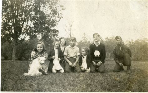 Wynne and his family pose together outside | The Digital Collections of ...