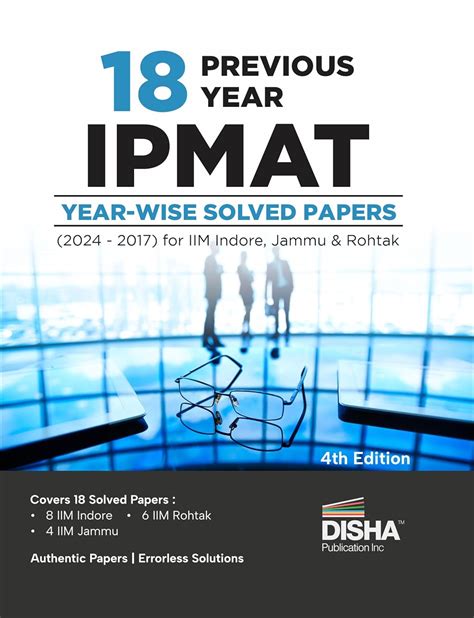 Buy Previous Year Ipmat Year Wise Solved Papers For