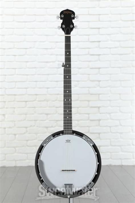 Washburn 5 String Banjo Pack B8k Band Aid Music