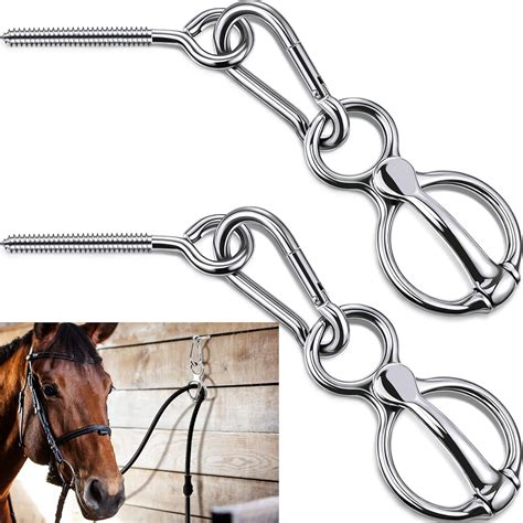 Buy Dunzy 2 Sets Horse Tie Ring Horse Tack And Supplies Horse Training