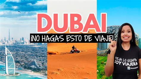 Errores Al Viajar A Dubai En 2024 YouTube