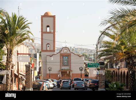 Late afternoon view of the city of Tecate, Baja, Mexico Stock Photo - Alamy