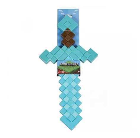 Espada De Diamante Minecraft Diamond Sword Azul Pl Stico Rol Env O Gratis